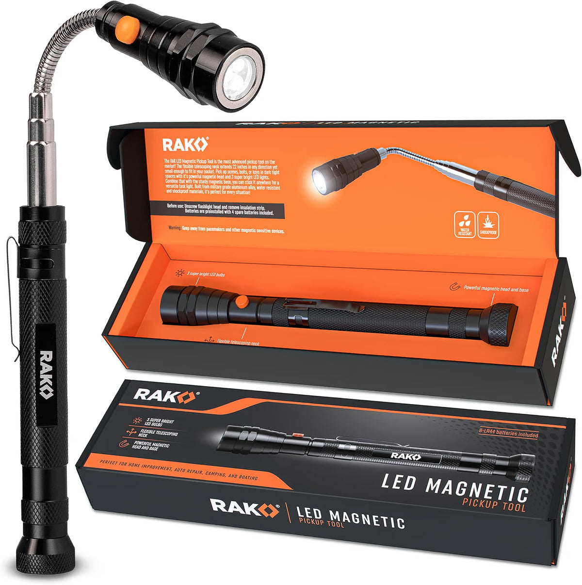 🔦 Lámpara Magnética 3 en 1 – Llega Donde Tus Manos No Pueden | Oferta 2X1