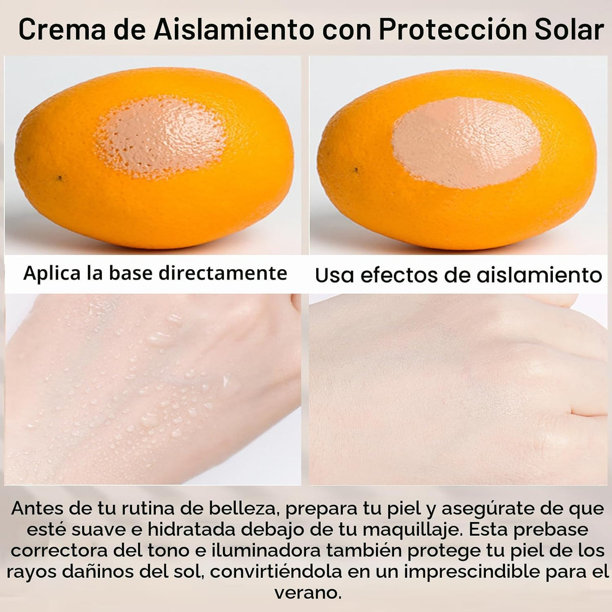 Transforma tu piel en 3 pasos: Cobertura perfecta + Protección total + Brillo radiante