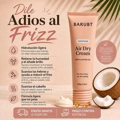 Crema anti Frizz I Dale un descanso al blower y a la plancha 🔥