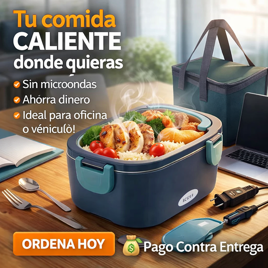 Lonchera Eléctrica Felibu – Calienta Comidas en Casa, Oficina o Auto 🚗