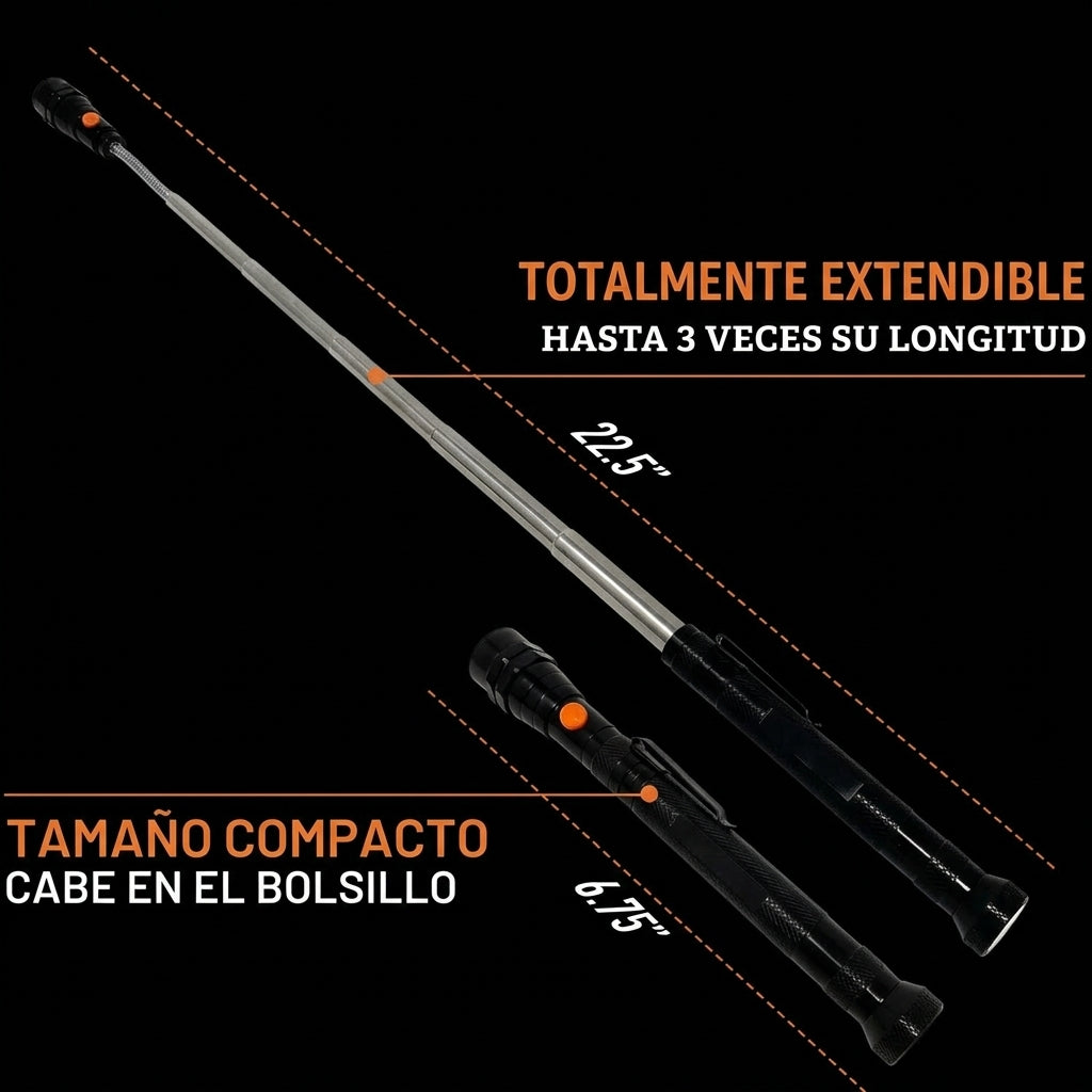 🔦 Lámpara Magnética 3 en 1 – Llega Donde Tus Manos No Pueden | Oferta 2X1