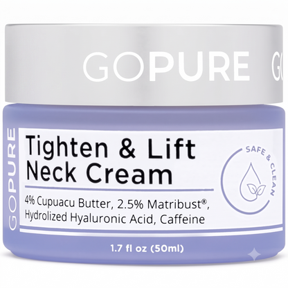 Crema reafirmante Gopure|Cuello Firme Sin Cirugía