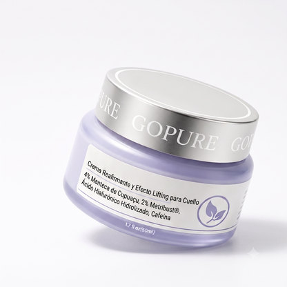Crema reafirmante Gopure|Cuello Firme Sin Cirugía