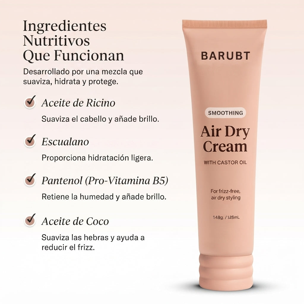 Crema anti Frizz I Dale un descanso al blower y a la plancha 🔥