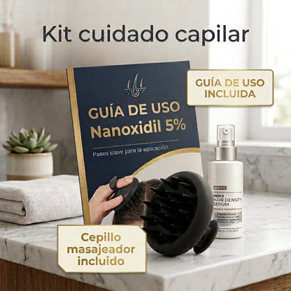 2x1 Nanoxidil™ al 5%|Recupera tu densidad capilar + kit de cuidado gratis